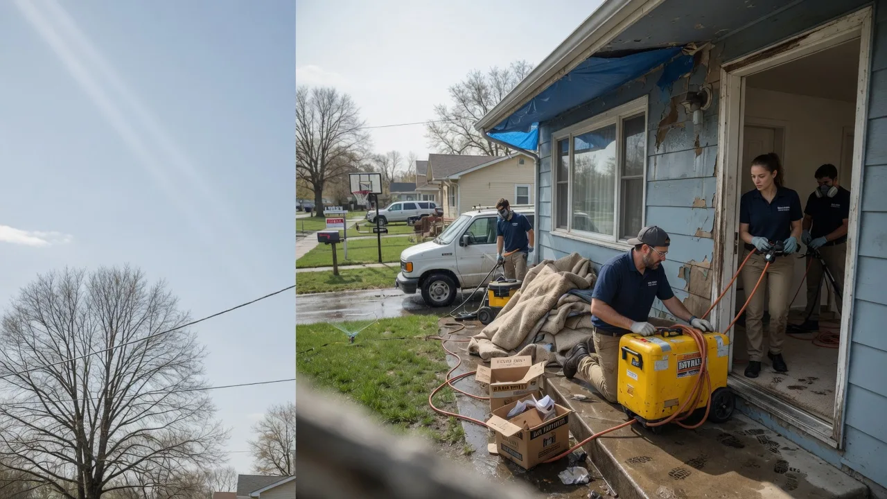 Basement Flood Cleanup in Veblen, SD near me